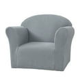 thumbnail image 1 of relayinert Polyester Stretch Chair Slipcover Excellent Elasticity Full Protection Stretch Chair Sofa Slipcover light grey, 1 of 6