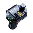 thumbnail image 2 of Binmer Bluetooth FM Transmitter, Hands Calling Wireless Car Adapter, Support PD 20W＋Max3.1A USB Car Charger, Radio Adapter Music Player FM Car Kit, 2 of 9