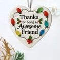 thumbnail image 3 of Heartfelt Friendship Keepsake Ceramic Hanging Ornament for Lasting Decorative Sea Glass Art, 3 of 5