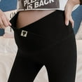 thumbnail image 3 of Bixock Maternity Pants,Womens Over The Belly Pants,Pregnant Women Wear Oversized High Waisted Support Pants The Outside While Pregnant Women Wear Leggings, 3 of 3