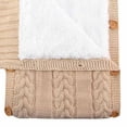 thumbnail image 5 of Odeerbi Newborn Baby Blanket-Wrapped Plus Velvet Sleeping Bag Thick Knitted Warm Woolen Stroller, 5 of 5