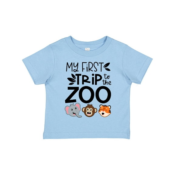 Inktastic My First Trip to the Zoo Cute Animals Boys or Girls Toddler T-Shirt
