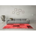 thumbnail image 3 of Ahgly Company Indoor Rectangle Patchwork Red Transitional Area Rugs, 2' x 5', 3 of 4