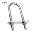 thumbnail image 4 of Unique Bargains M8x35mmx102mm Rond U-Bolt 304 Acier Inoxydable 2 Set, 4 of 5