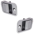 thumbnail image 2 of OEM Grade Front Left and Right Exterior Door Handle Compatible with 2003-2014 Freightliner Argosy Freightliner Coronado Columbia Cascadia Chrome With Key Hole A1842228000 A1842228001, 2 of 5