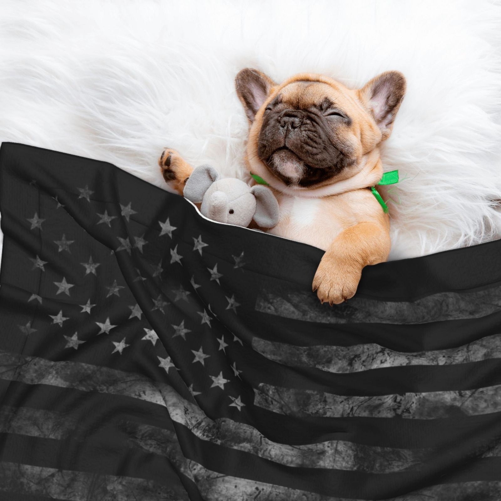 America Us Flag Retro Dog Blanket Soft Warm Flannel Cat Blanket Great Pet Throw for Cats Puppy Small Medium Large Dog