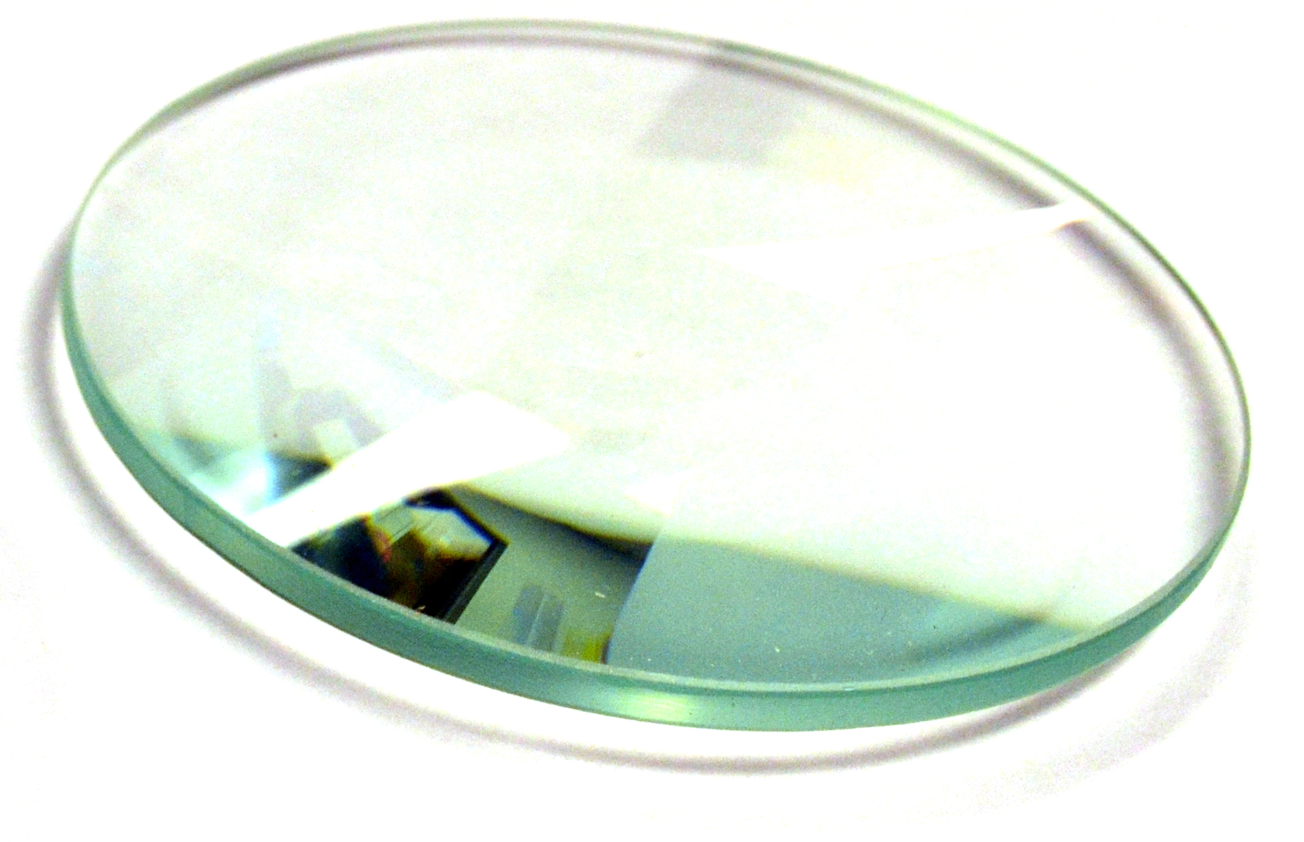 eisco labs optical glass lens, double convex, 38mm diameter, 15cm focal length
