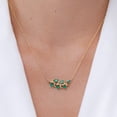 thumbnail image 3 of ANGARA Natural Marquise Emerald Olive Branch Pendant in 14K White Gold for Women (Size-5x2.5mm) | May Birthstone, Birthday, Anniversary, Jewelry Gift for Women | Natural Emerald Necklace, 3 of 9
