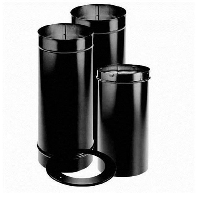 1692 6'' Single Wall Stove Pipe Kit