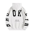 thumbnail image 4 of kamemir Sweatshirts for Women Womens Hoodies Oversized Sweatshirts Pullover Fleece Sweaters Long Sleeve With Pockets Winter Fall Outfits Y2k Clothes(White,3XL), 4 of 4