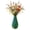 Blue Green, variant on KGJQ Spiral Bud Vase, 3D Printed Modern Bud Vase, Artistic Plastic Vase for Flowers, Home Table Centerpiece Living Room Decor