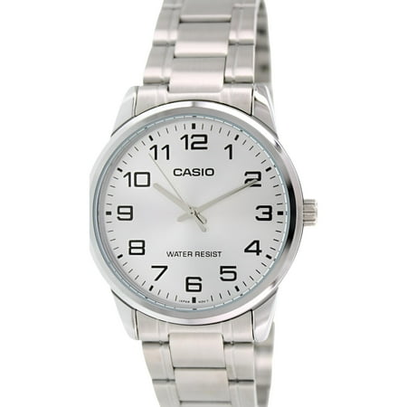 Casio Men's Analog Quartz Silver Stainless Steel Watch MTP-V001D-7B