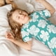 thumbnail image 5 of Balery Vintage Floral Conjunto de Pijama Infantil de Manga Corta con Estampado – Ropa de Dormir de Algodón Suave-3X-Large, 5 of 6