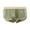 Light Green, variant on zeranth Men Boxer Underwear Mid-rise Elastic Waistband Patchwork Color Shorts Briefs U-convex Ribbed Panties Daily Wear