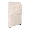 thumbnail image 4 of Box Base Cama Slim Individual + Cabecera Nube Dicasa Crema, 4 of 7