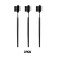 thumbnail image 4 of Becaristey 3pcs/set Stylish Grooming Comb For Pets Double-Side Brush Durable Eyelash Comb Silver 1Set, 4 of 6