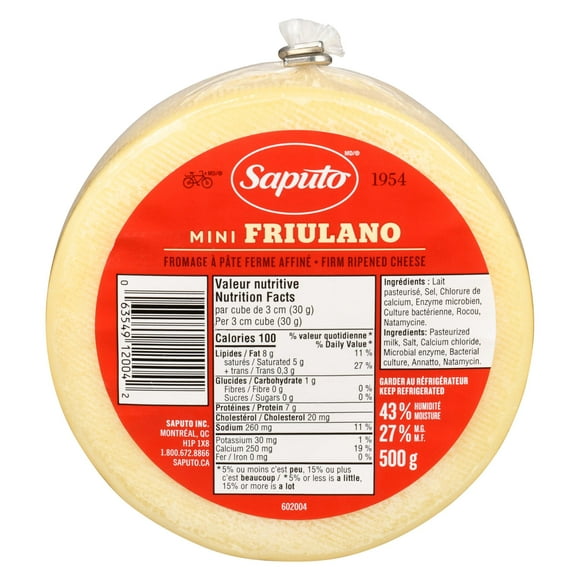 Saputo fromage Friulano 500g