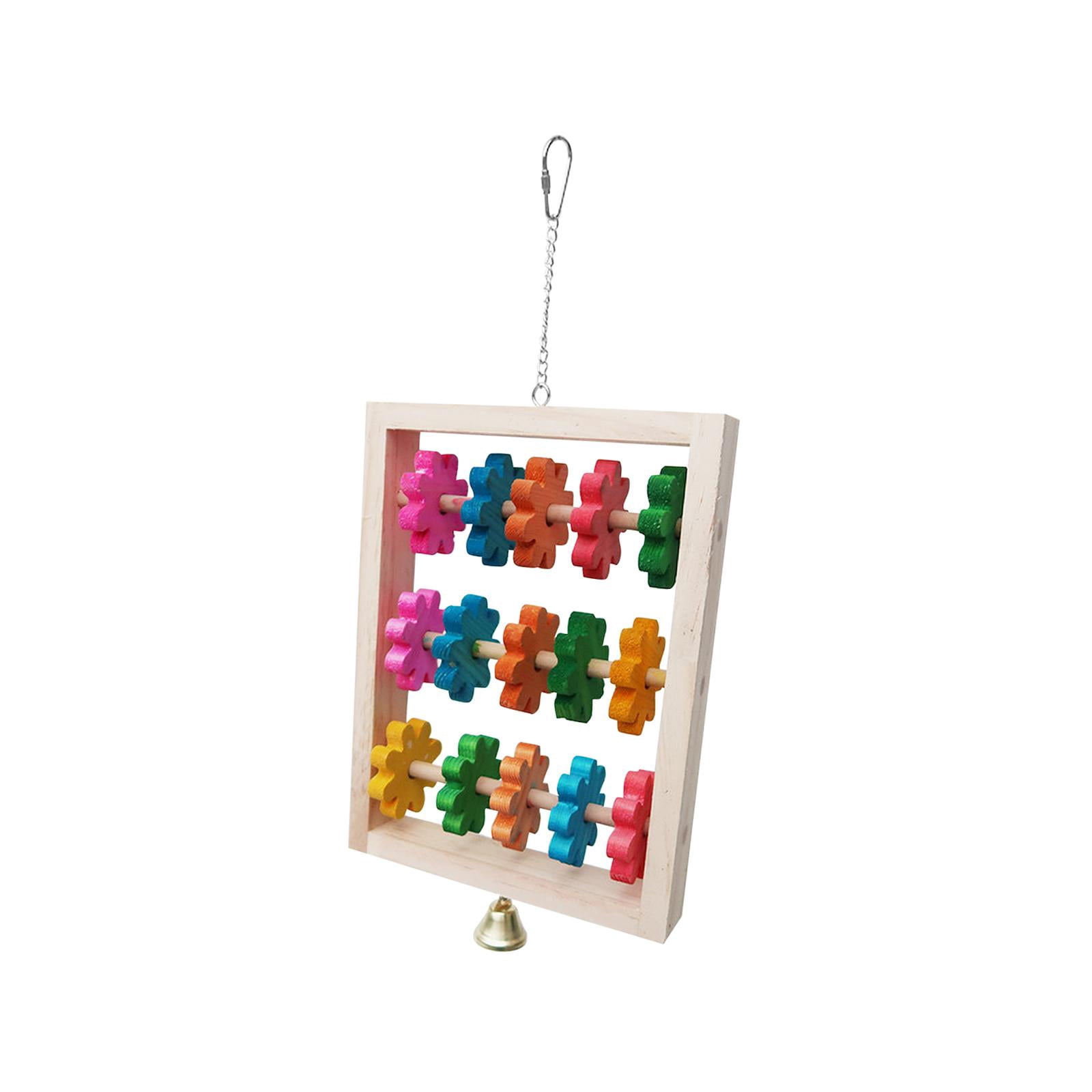 Bvdfgk Bird Swing Toys Bird Cage Toy Exercise Hanging Parrot Perch Macaw Finches Budgie Multi