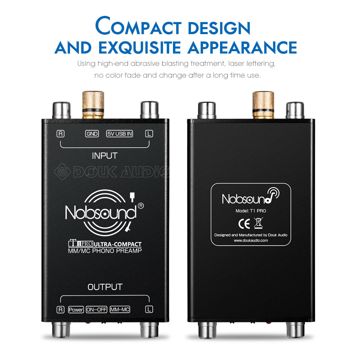 Buy Douk Audio T1 MM / MC Turntable Phono Preamp Mini Stereo Phonograph
