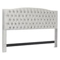 thumbnail image 4 of Elle Decor Celeste King Size Headboard Pearl Grey Velvet, 4 of 7