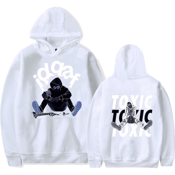 Boywithuke Merch Toxic Ldgaf Hoodie Unisex Drawstring Pocket Casual Sweatshirt Fashion Long Sleeve Pullover