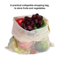 thumbnail image 4 of 18 PCS Set of Reusable Mesh Produce Bags for Grocery, Vegetable & Storage Cotton Bags, 4 of 8