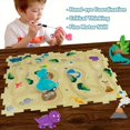 thumbnail image 3 of KEINXS Puzzle Racer Kids Car Track Set With 2 Dino Cars  Funny Car Tracks, 3 of 5