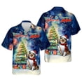 thumbnail image 3 of Merry Christmas and Happy New Year Santa Shetland Sheepdog Holiday Xmas Winter 2025 Hawaiian Shirt Breathable Summer Unisex Merch Sheltie Dog Lover Gifts - 00024, 3 of 6
