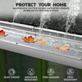thumbnail image 2 of Waterlock 5" Gutter Guards Leaf Protection - Aluminium Gutter Covers - Fits K-Style Gutters - Easy to Install, 2 of 9