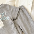 thumbnail image 6 of Hrsba Toddler Girl Outfits Round Neck Short Sleeve Print Top And Elastic Waist Thin Pants Lightweight Homewear 2 Piece Set, 6 of 6