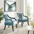 thumbnail image 2 of Accent Chair, Set of 2, Velvet, Light Blue, Modern Contemporary Urban Design, Living Lounge Room Hotel Lobby Hospitality, 2 of 7