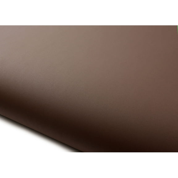 ROSEROSA Peel and Stick PVC Solid Self-Adhesive Wallpaper Covering Counter Top Shelf Liner Chocolate 2.00 Feet(W) X 6.56 Feet(L)