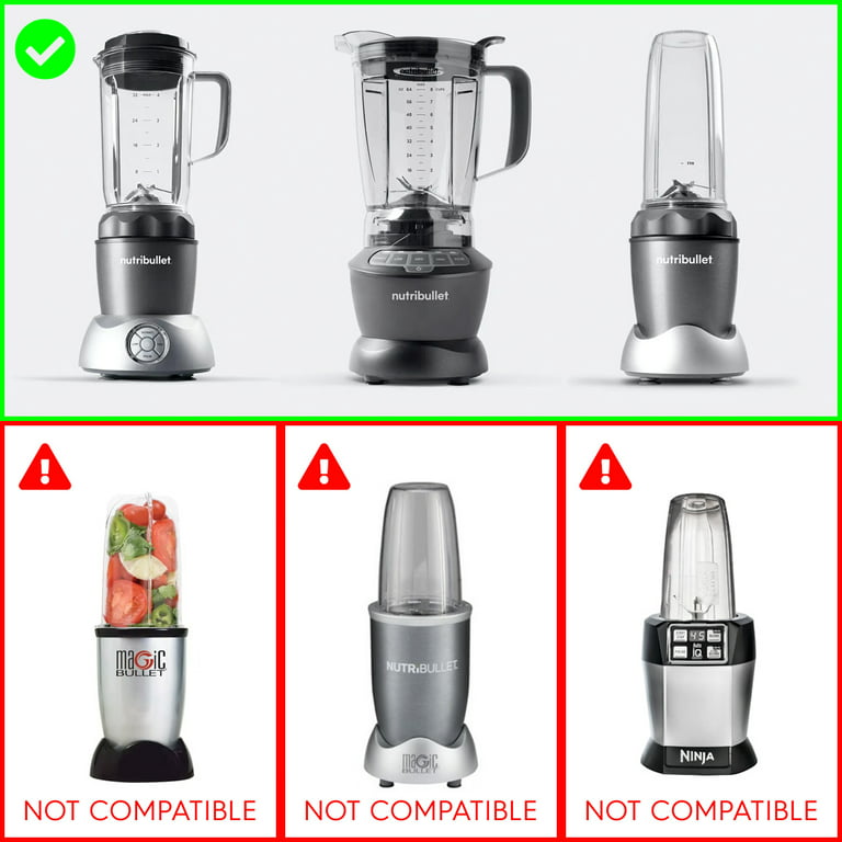20 oz Cup with to Go Lid and Cross Blade Replacement Set for Magic Bullet Blenders MB1001
