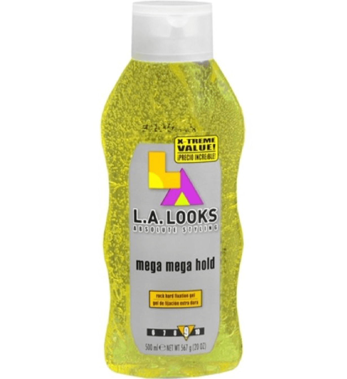 La Looks Absolute Long Lasting Styling Gel, Mega Mega Hold, 20oz, 4-Pack