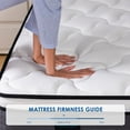 thumbnail image 4 of Queen Rose 12'' Hybrid Cooling Mattress with Gel Memory Foam & Pocket Coils, Queen Size, 4 of 13