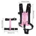 thumbnail image 5 of Ajuste de acero inoxidable Hebilla de aluminio Buceo profundo Set de placa posterior del buceo de neopreno conjuntos de espinilla conjuntos de backplane de snorkels Gadgets Pink Eigraketly OD002497-01B, 5 of 5