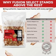 Fusion Select 1Pk Hana Katsuo Bonito Flakes - Gourmet Katsuobushi Bonito Flakes for Cooking, Making Dashi Stock, Japanese Cuisine - Shaved, Smoked, Soft Dried Fish Flakes from Skipjack Tuna