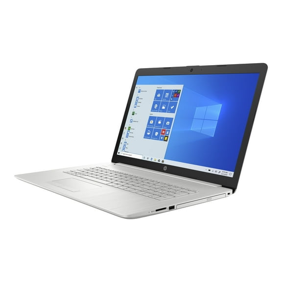 HP 17-by3065st 17.3" Non-touch Notebook, Intel i5-1035G1, 8GB Memory, 128GB SSD 1TB Hard Drive, DVD-Writer, Bluetooth, Windows 10, Silver