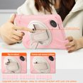thumbnail image 3 of XYX Case for Xiaomi Redmi Pad SE 8.7 4G with 360 Degree Rotating, Hand Strap, Shoulder Strap, Cherry Pink, 3 of 7
