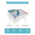 thumbnail image 5 of Quilts Full Size Bedding Set, Sea Turtle Coastal Lightweight Quilted Comforter, Blue Red Summer Beach Coral Nautical Soft Reversible Bedspread Coverlet with Pillow Covers for All Season, 78" x 90", 5 of 7