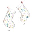 thumbnail image 3 of Yiaed Cute Tennis Rackets Print Christmas Stockings, Christmas Stockings Hanging Ornaments, Christmas Stockings for Family Christmas Holiday Decorations, 3 of 7