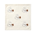 thumbnail image 3 of Fievgin Halloween Throw Blanket, Cute Ghost Dog Soft Cozy Flannel Blanket for Party Sofa Bed Living Room, 28x39in, 3 of 8