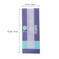 thumbnail image 4 of 50pcs Bakery Bags with Clear Window Kraft Paper Treat Bag Bread Toast Packing Pouch (Blue Sea), 4 of 8