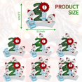 thumbnail image 2 of Adornos navideños 2021, adornos navideños colgantes, adornos personalizados, regalos de bricolaje para miembros de la familia, amigos, decoración creativa para colgar en las fiestas, resina, 2 of 5