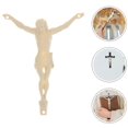thumbnail image 2 of 5pcs DIY Jesus Sculpture Decoration Christian Jesus Ornament for Crucifix Wall Cross, 2 of 3