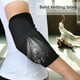 thumbnail image 3 of Protectores de brazo protectores, accesorio de protección para competición de Karate, 1 par (negro, L), 3 of 8