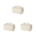 thumbnail image 3 of Inteprter Bolsa de almacenamiento de cosméticos Bolsa de artículos de tocador impermeable de cuero de PU Baño en casa Contenedor de maquillaje Type1 NO1, 3 of 6