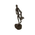thumbnail image 5 of Truu Design Bronze Look Saxophone Player Iron Sculpture, 5 of 5