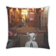 thumbnail image 2 of Ahgly Company Transportation Motor Scooter Coussin d'Intérieur, 18 Pouces par 18 Pouces, 2 of 6