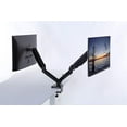 thumbnail image 2 of ApexDesk Dual Monitor Arm Desk Mount – Adjustable Height Gas Spring – VESA Mount with C Clamp & Mounting Base – Computer Monitor Stand for Screen up to 32 inch – Holds up to 20 lbs., 2 of 8